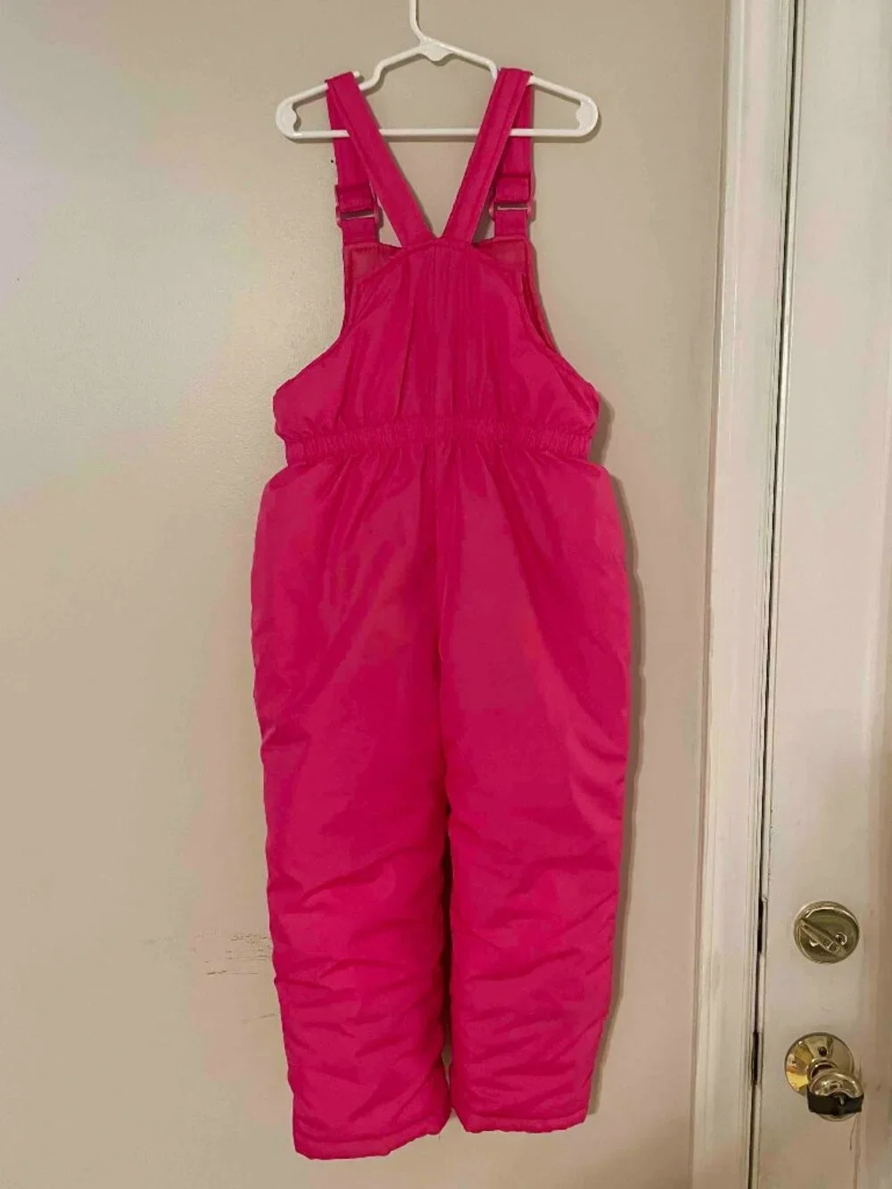 Pink Platinum Girls Snow Bib Pants - Size 5/6 - Like New